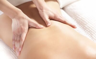 A relaxing body to body massage session emphasizing smooth, intimate contact.