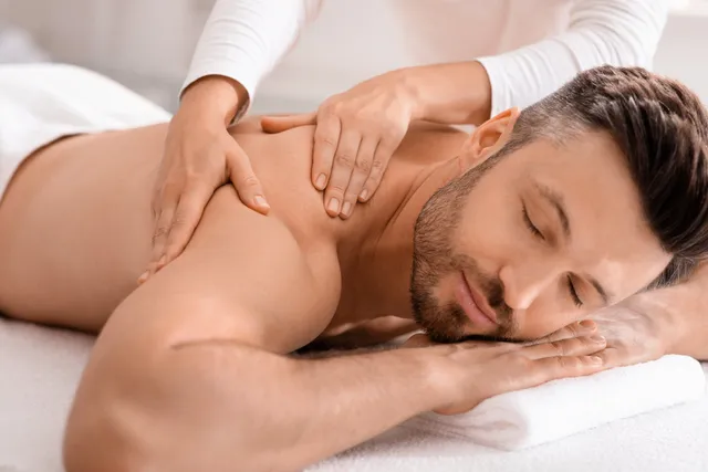 Back and Shoulder pain relief massage